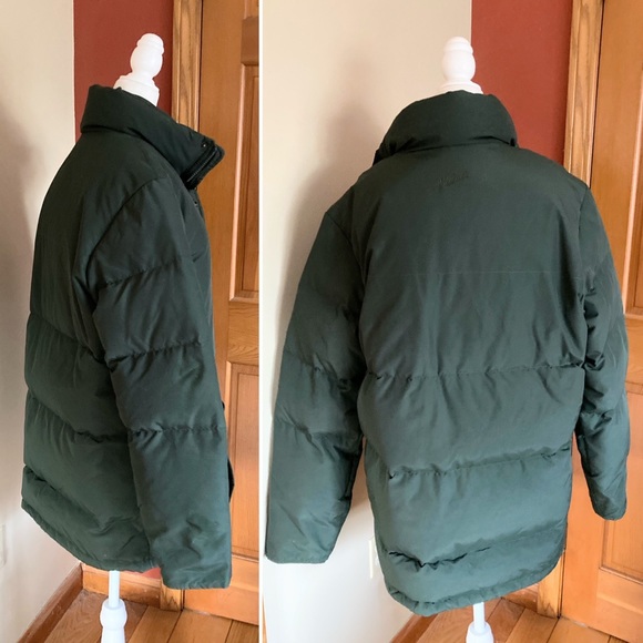 Woolrich Authentic Elm Green 550 Down Langhorn Jacket Parka Coat Men's Size L - Picture 6 of 14